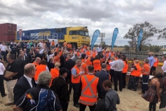 Inland Rail Sod Turning Corporate Event