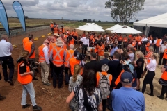 Inland Rail Sod Turning Corporate Event