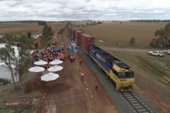 Inland Rail Sod Turning Corporate Event