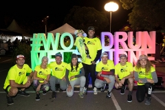 Matt Poole, Rhiannan Iffland, Jon Durand, Saya Sakakibarra, Josh Wood, Alex Pullin, Mikey Mendoza and Jordan Mercer pose for a photograph prior to the Wings for Life World Run in Melbourne, Australia on May 7, 2017. // Mark Dadswell for Wings for Life World Run // P-20170507-00490 // Usage for editorial use only // Please go to www.redbullcontentpool.com for further information. //